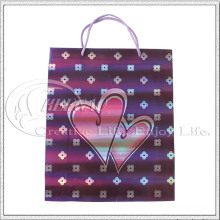 Bolsa de papel con corazón (KG-PB029)